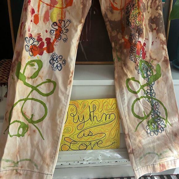 Artistic Multicolor Chinos 36" - Picture 6 of 11
